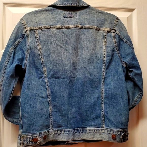 Tomboy Denim Trucker Jacket by Lucky Brand  Size L - Unisex - Picture 4 of 4